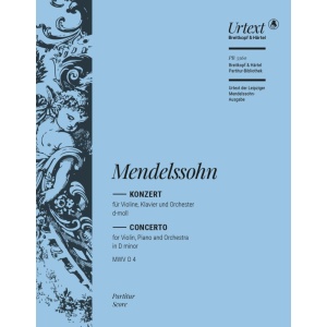 MENDELSSOHN - Concerto in D minor MWV O 4