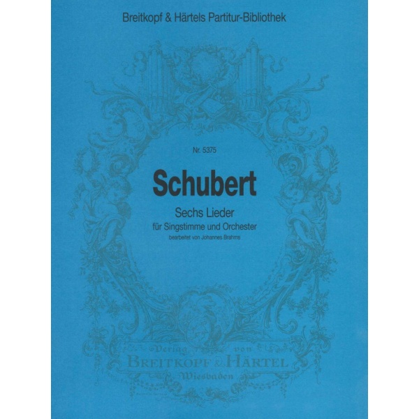 SCHUBERT - 6 Songs