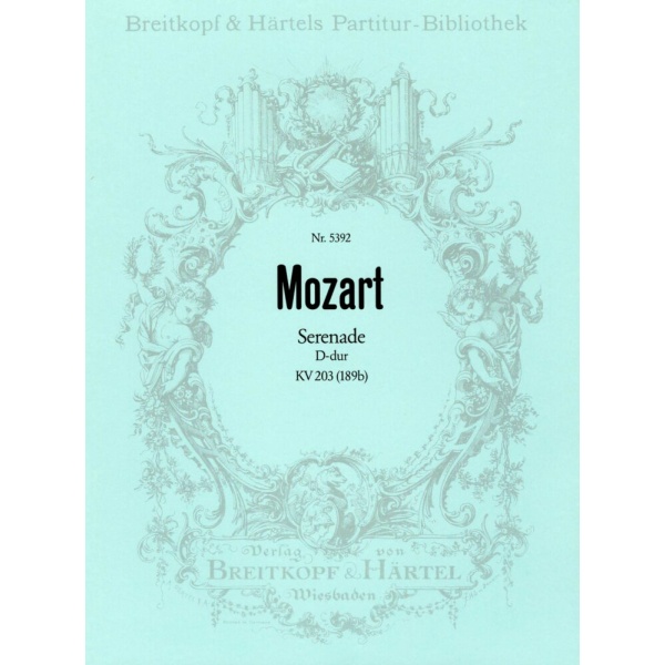 MOZART - Serenade in D major K. 203 (189b)