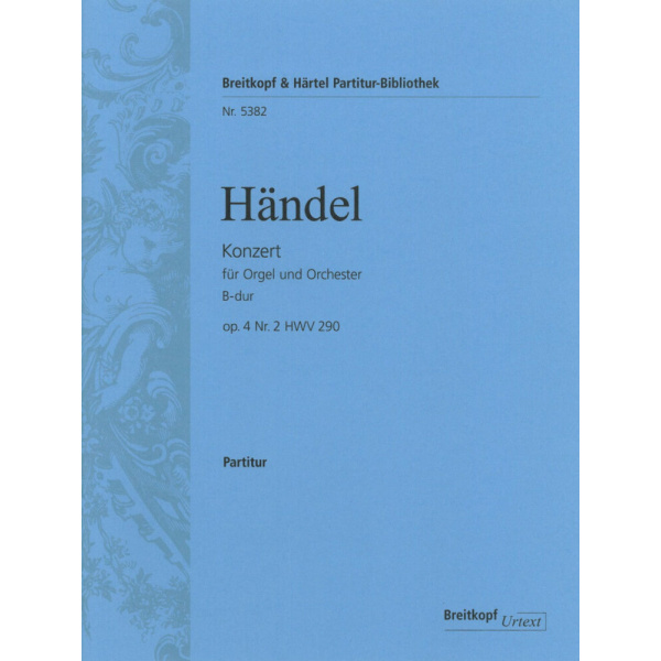 HANDEL - Organ Concerto (No. 2) in B flat major Op. 4/2 HWV 290