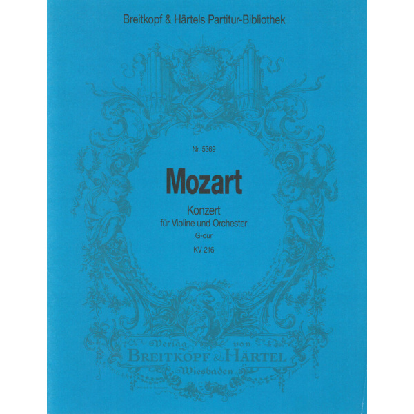 MOZART - Violin Concerto [No. 3] in G major K. 216