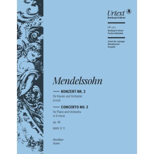 MENDELSSOHN - Piano Concerto No. 2 in D minor Op. 40 MWV O 11