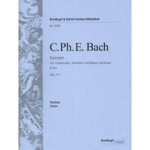 C.PH.BACH - Violoncello Concerto in B flat major Wq 171