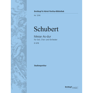 SCHUBERT - Mass in A flat major D 678