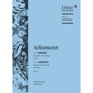 SCHUMANN - Piano Concerto in A minor Op. 54 Study Score