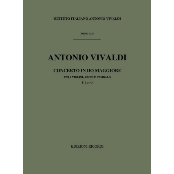 VIVALDI - Concerto in Do Maggiore F. I n. 43 RV 507