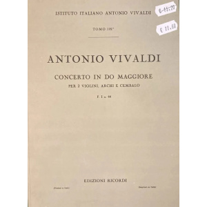 VIVALDI - Concerto in Do Maggiore F. I n. 44 RV 508