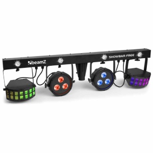 BEAMZ SHOW BAR FREE 2 X PAR 4X4IN1 2 X DERBY