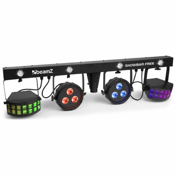 BEAMZ SHOW BAR FREE 2 X PAR 4X4IN1 2 X DERBY