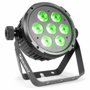 BEAMZ BT270 FLAT PAR 7X6W 4IN1 DMX IRC