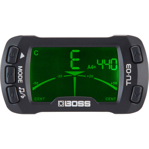 BOSS TU 03 CLIP ON TUNER/METRONOME