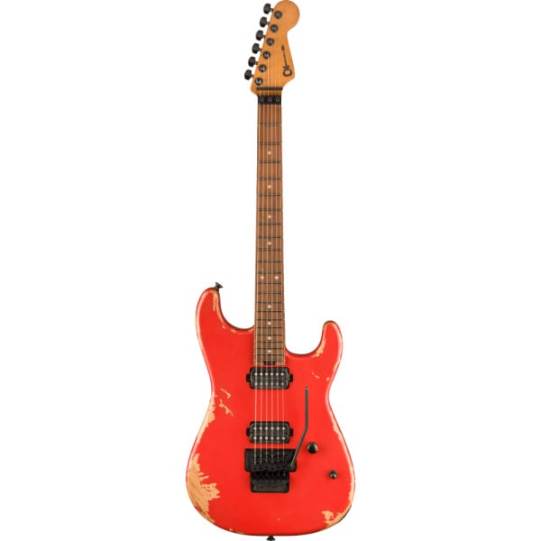 CHARVEL PRO MOD RELIC SAN DIMAS STYLE 1 HH FR PF WEATHERED ORANGE