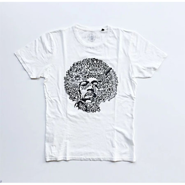 COBAIN TSHIRT MAN HENDRIX VINTAGE WHITE XL
