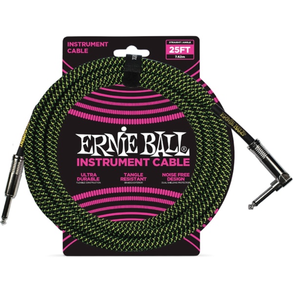 ERNIE BALL BRAIDED INSTRUMENT STRAIGHT/ANGLE 7