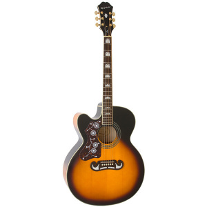 EPIPHONE MODERN J 200 EC STUDIO LEFTY VINTAGE SUNBURST