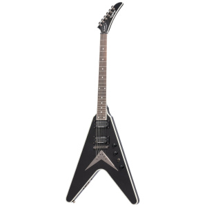 EPIPHONE DAVE MUSTAINE FLYING V CUSTOM BLACK METALLIC
