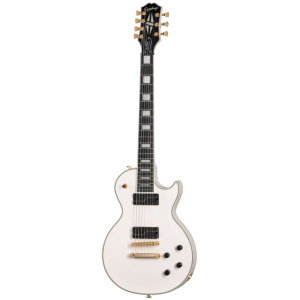 EPIPHONE MATT HEAFY LES PAUL CUSTOM ORIGINS 7 STRING BONE WHITE
