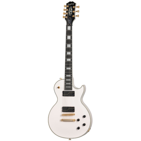 EPIPHONE MATT HEAFY LES PAUL CUSTOM ORIGINS 7 STRING BONE WHITE