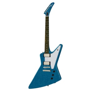EPIPHONE INSPIRED BY GIBSON EXCLUSIVE GLAM COLLECTION EXPLORER BRUNSWICK BLUE SPARKLE