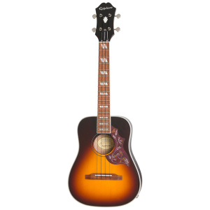EPIPHONE HUMMINGBIRD UKULELE TENOR TOBACCO SUNBURST