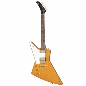 EPIPHONE INSPIRED BY GIBSON CUSTOM SHOP 1958 KORINA EXPLORER LEFTY AGED NATURAL