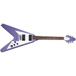 EPIPHONE KIRK HAMMETT 1979 FLYING V PURPLE METALLIC + CASE