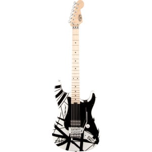 EVH STRIPED SERIES WHITE W/BLACK STRIPES