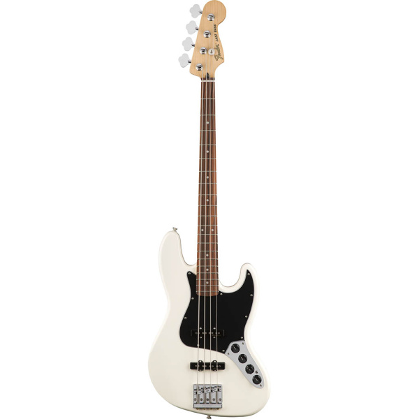 FENDER DELUXE ACTIVE JAZZ BASS PF OLYMPIC WHITE
