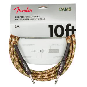 FENDER PROFESSIONAL SERIES INSTRUMENT CABLE STRAIGHT/STRAIGHT 3M DESERT CAMO