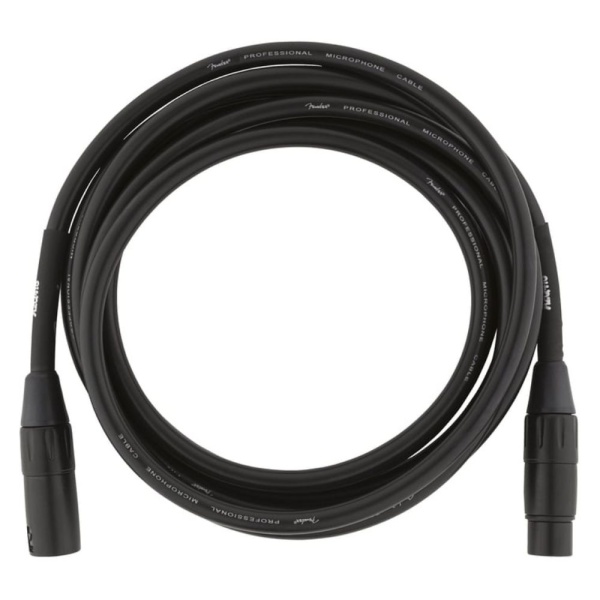 FENDER PROFESSIONAL SERIES MICROPHONE CABLE 3M BLACK