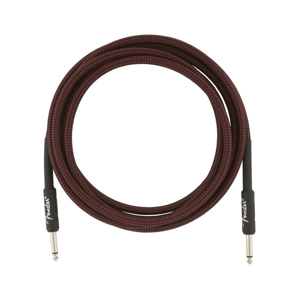 FENDER PROFESSIONAL SERIES INSTRUMENT CABLE STRAIGHT/STRAIGHT 3M RED TWEED