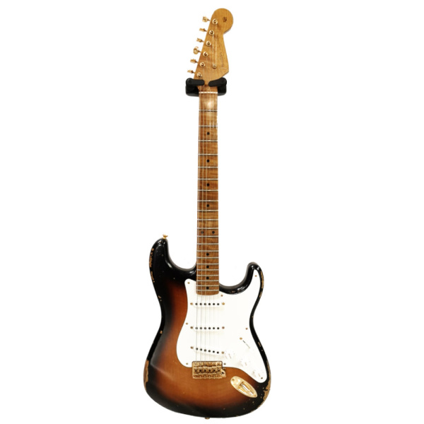 FENDER WINTER NAMM 2020 1955 STRATOCASTER RELIC MN 2 TONE SUNBURST (KYLE MCMILLIN-CUSTOM SHOP)