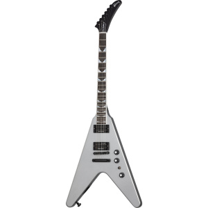 GIBSON DAVE MUSTAINE FLYING V EXP SILVER METALLIC
