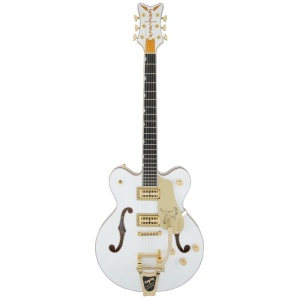 GRETSCH G6636T PLAYERS EDITION FALCON CENTER BLOCK DOUBLE-CUT W/STRING-THRU BIGSBY WHITE