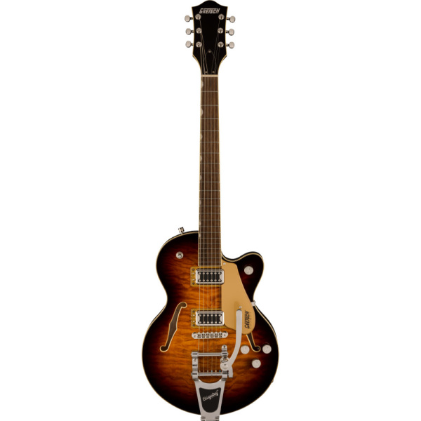 GRETSCH ELECTROMATIC G5655T QM CENTER BLOCK JR.SINGLE-CUT QUILTED MAPLE W/BIGSBY SWEET TEA