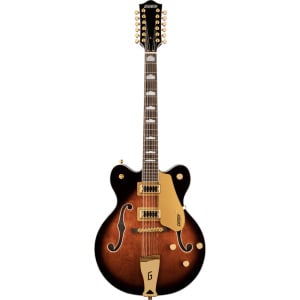 GRETSCH ELECTROMATIC CLASSIC G5422G 12 DOUBLE CUT W/GOLD HARDWARE SINGLE BARREL BURST