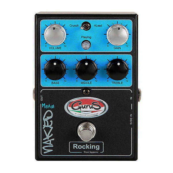GURUS NAKED PREAMP PEDALS SERIES METAL