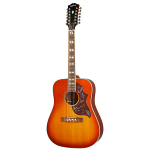EPIPHONE INSPIRED BY GIBSON HUMMINGBIRD 12 STRING AGED CHERRY SUNBURST GLOSS