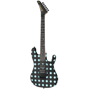 KRAMER ORIGINAL COLLECTION NIGHTSWAN BLACK W/BLUE POLKA DOT