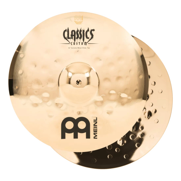 MEINL CLASSICS CUSTOM EXTREME METAL 14" EXTREME METAL HIHAT CC14EMH-B