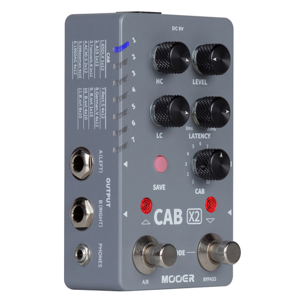 MOOER X2 SERIES CAB X2 STEREO CAB SIMULATION