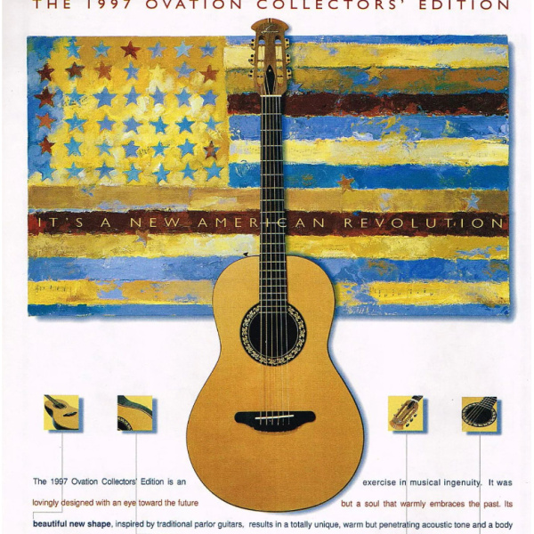 OVATION COLLECTOR 1997 NATURAL