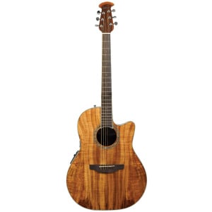 OVATION CELEBRITY STANDARD PLUS CS24P FIGURED KOA MID DEPTH CUTAWAY