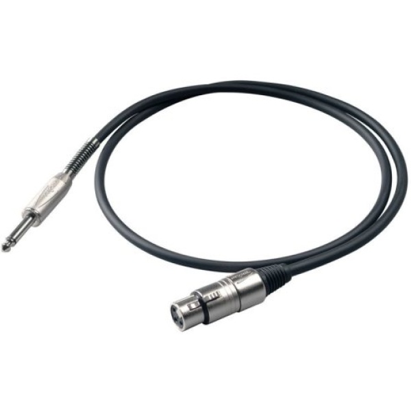 PROEL BULK 200LU5 CAVO XLR FEMM JACK MONO 5 METRI