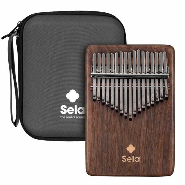 SELA SE KL21WS KALIMBA 21 BLACK WALNUT SOLID