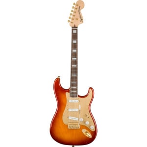 SQUIER 40TH ANNIVERSARY STRATOCASTER GOLD EDITION LL SIENNA SUNBURST