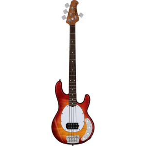 STERLING BY MUSIC MAN STINGRAY RAY34FM RW HERITAGE CHERRY BURST