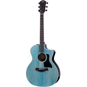 TAYLOR 214CE DLX LTD BLACK/TRANS BLUE