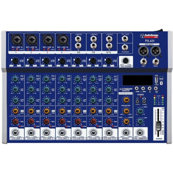 PX.431 MIXER ANALOGICO 10 CANALI