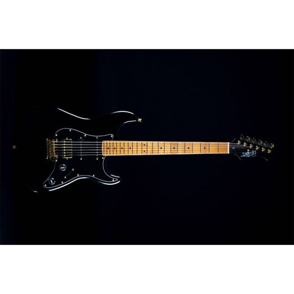 JS400-BK-G HSS CHITARRA ELETTRICA BLACK ROASTED MAPLE GOLD